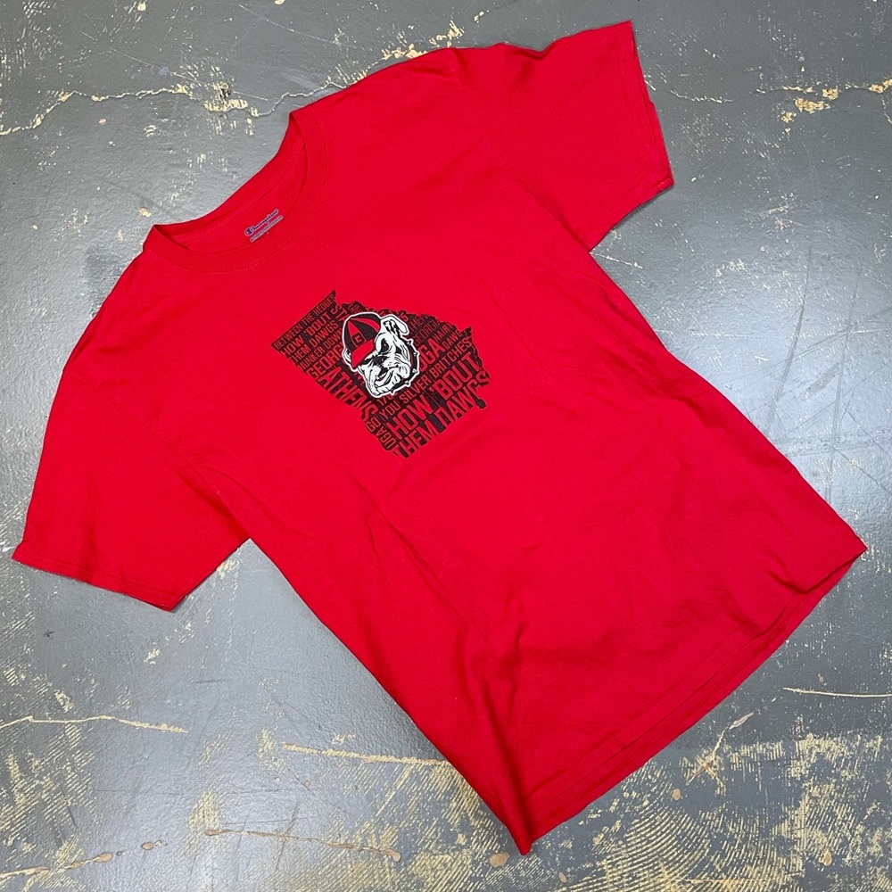 Champion Georgia Bulldogs Large Shirt NCAA UGA Football Basketball